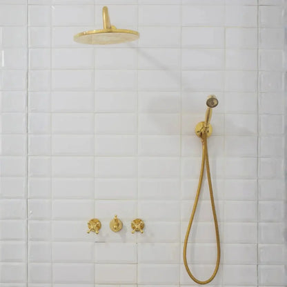 Brass Shower Fixtures – Dual Shower Head