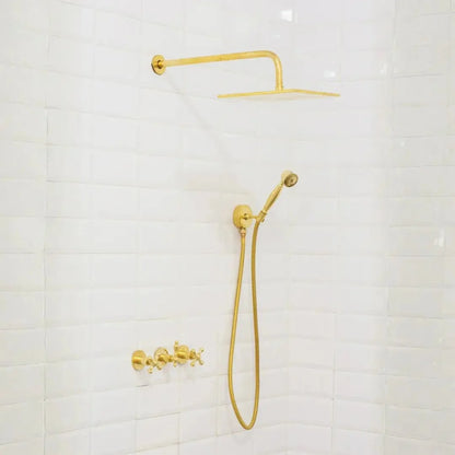 Brass Shower Fixtures – Dual Shower Head