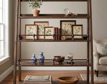 Noble Brass Dark Copper Gallery Rail | Custom Solid Brass Shelf Railing for Kitchen, Bathroom & Bookshelves