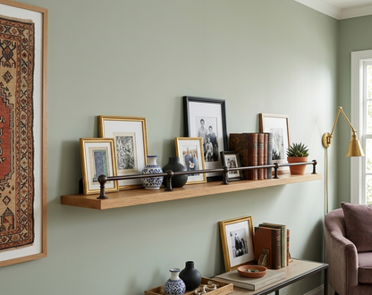 Noble Brass Dark Copper Gallery Rail