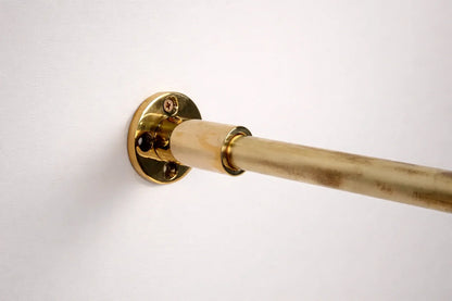 Solid Brass Inside Mount Cafe Curtain Rod
