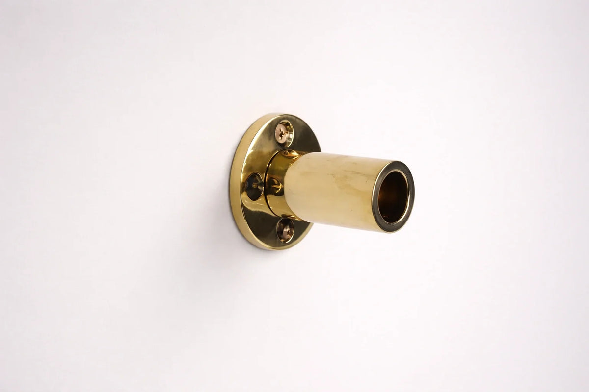 Solid Brass Inside Mount Cafe Curtain Rod
