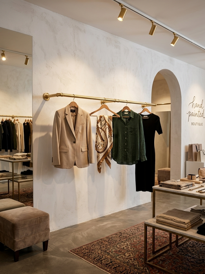 Solid Brass Clothes Rod & Wardrobe Rail System