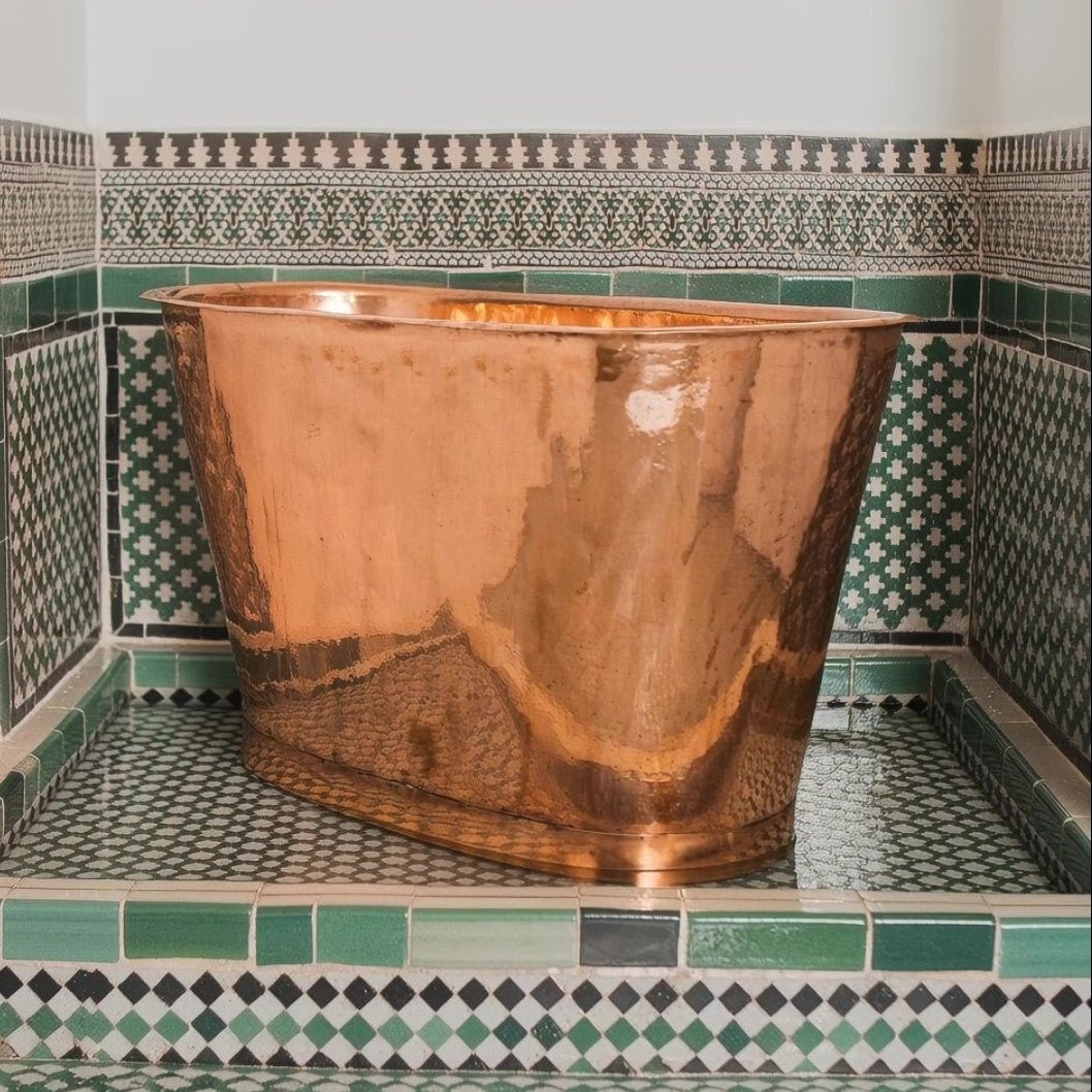 Copper Soaking Tub, Copper Bathtub, Free Standing Copper Tub