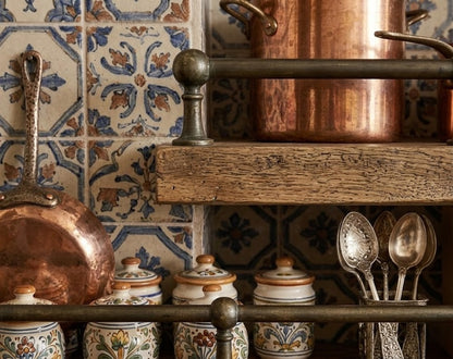 Noble Brass Dark Copper Gallery Rail
