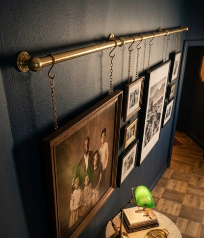 Brass Gallery Picture Rail System