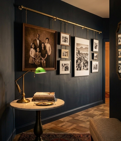 Brass Gallery Picture Rail System