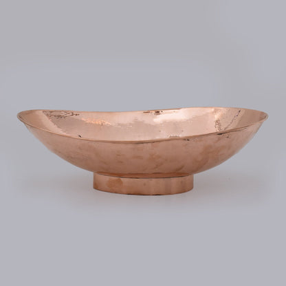 Handcrafted Solid Copper Vessel Sink, Vanity Top Mount Sink, Bathroom Copper Basin, Freestanding Sink Copper