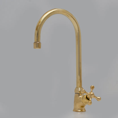 Heritage - Unlacquered Brass Single Hole Sink Faucet