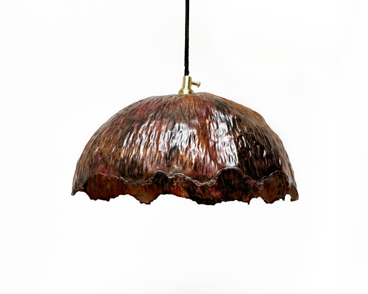 Rustic Copper Island Kitchen Lighting, Copper Farmhouse Lighting