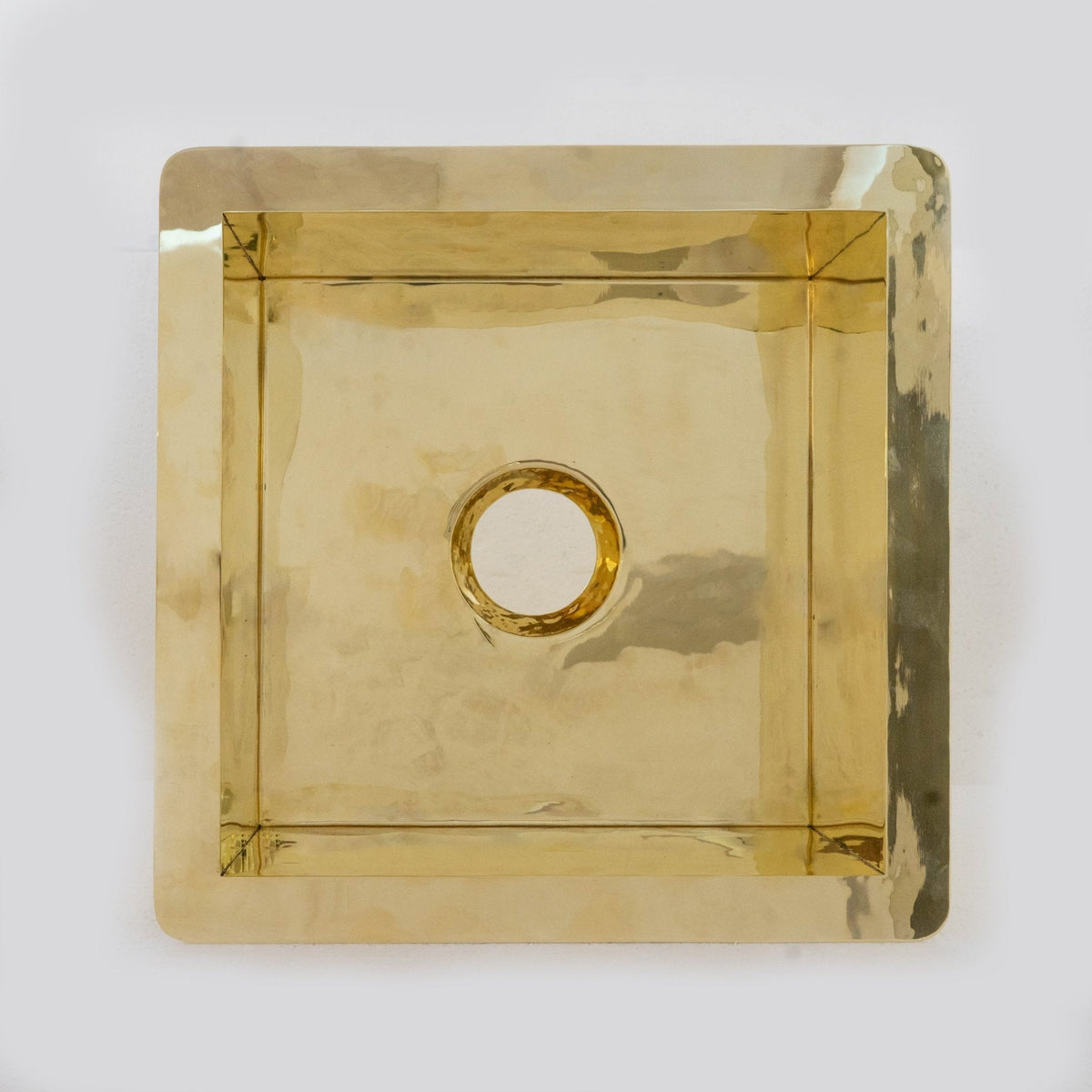 Handcrafted Polished Square Sink | Undermount Basin