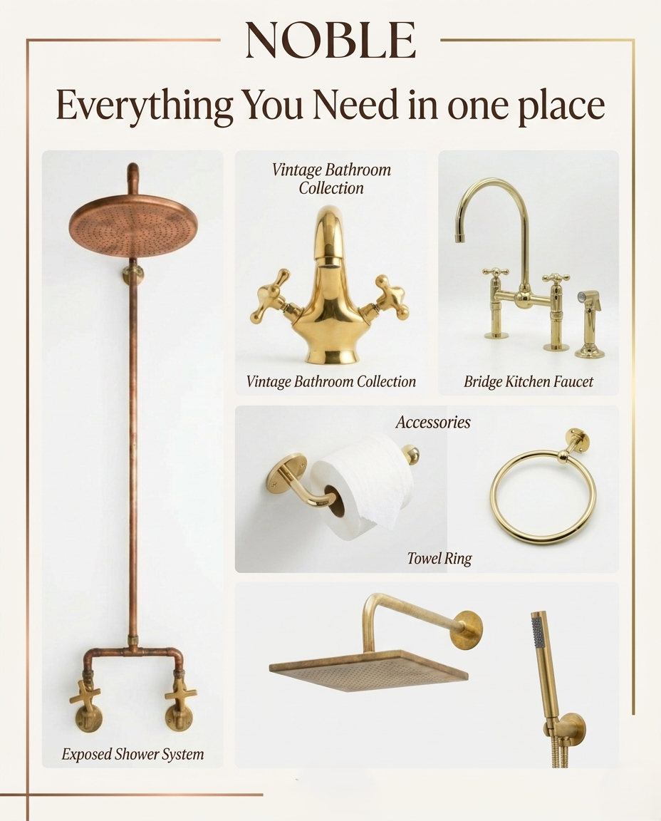 Solid Brass Gallery Rail for Kitchen Shelves & Mantels