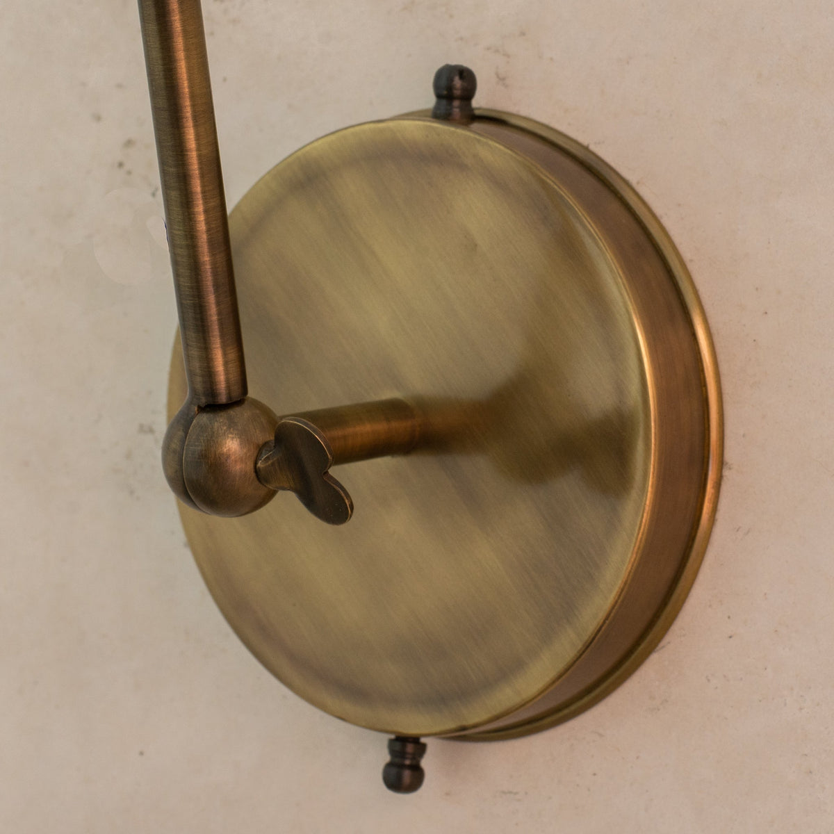 Oxidized Copper Wall Sconce, Swing Arm Light, 3-Point Adjustable Sconce, Wall Light With Copper Shade, Swivel Wall Lamp Copper