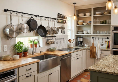 Matte Black Pot Rail - The Utensil Rail