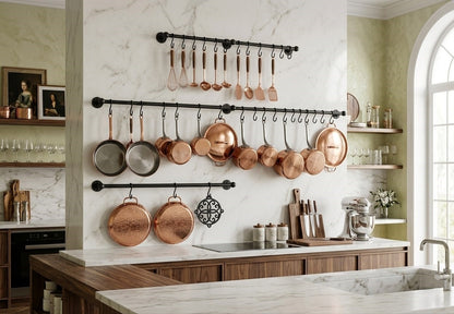 Matte Black Pot Rail - The Utensil Rail
