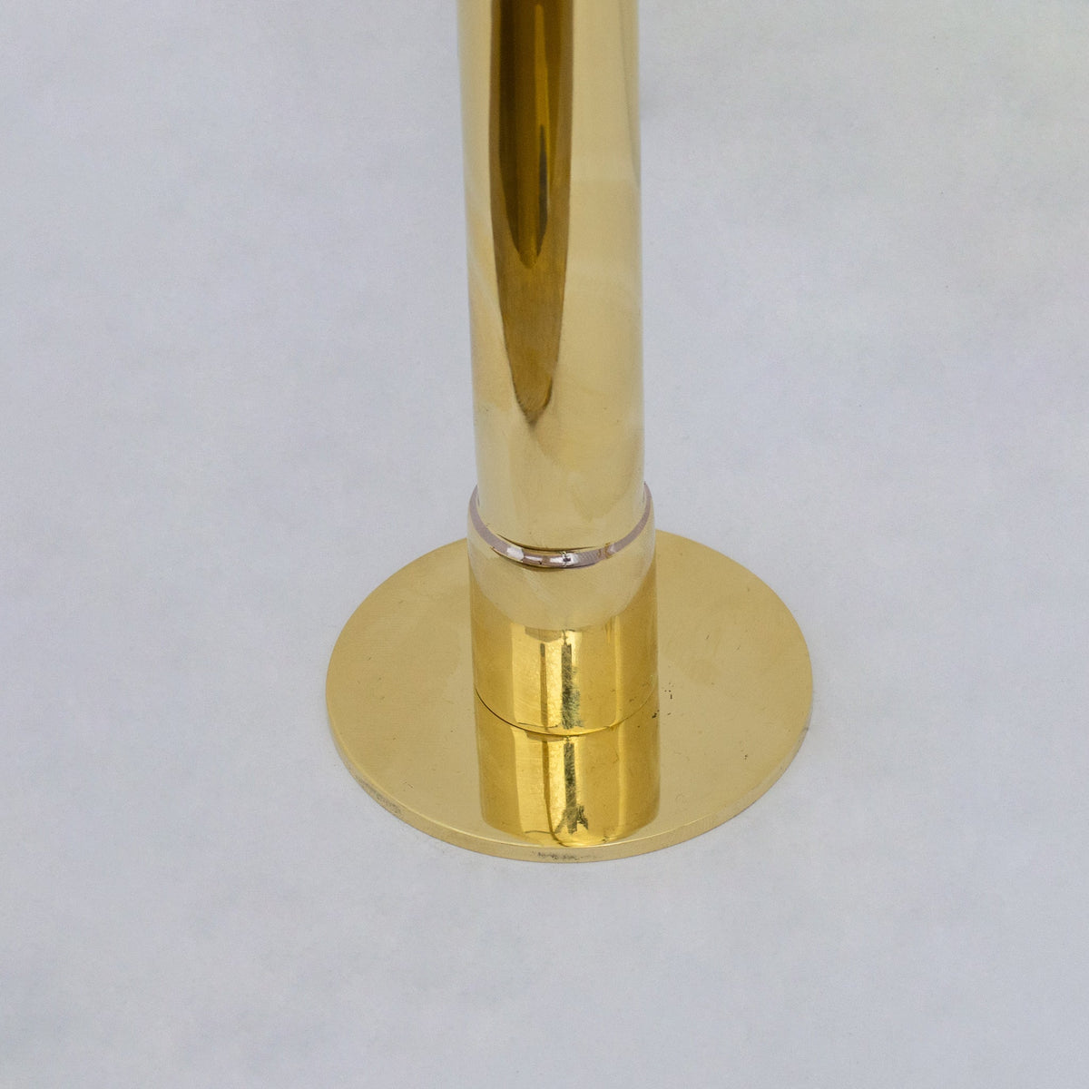 Solid Brass Deck-Mount Kitchen Bib Taps – Double Pillar Faucet Set for Hot & Cold Water