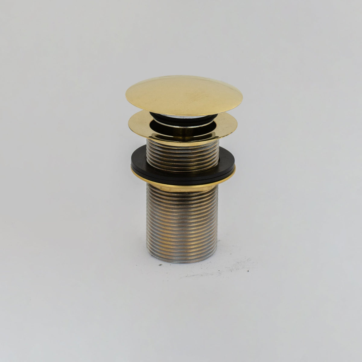 Solid Brass Drain, Push Up Button