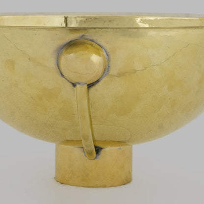 Solid Brass Hammered Sink, Bathroom Sink, Powder Room Sink, Handmade Undermount Sink