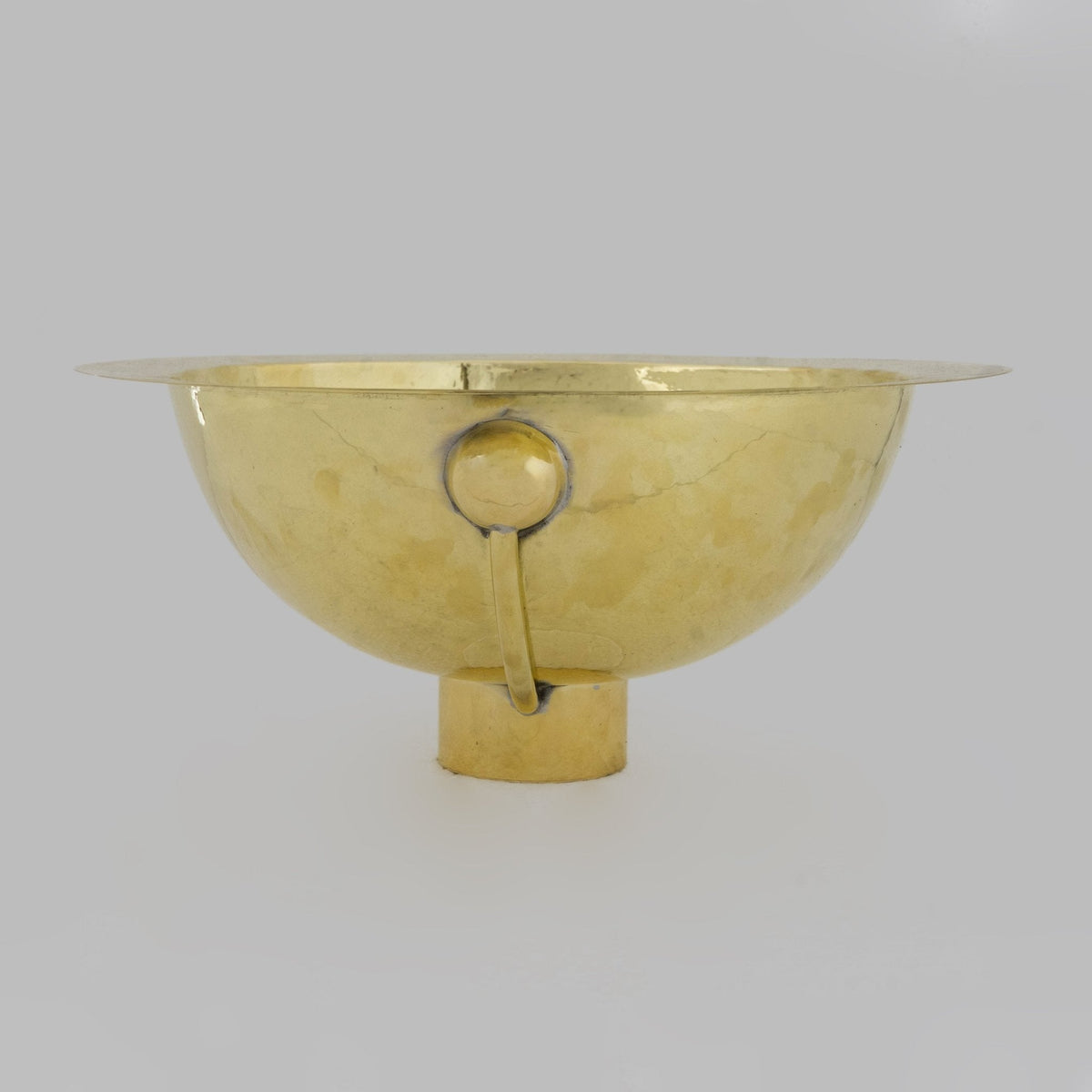 Solid Brass Hammered Sink, Bathroom Sink, Powder Room Sink, Handmade Undermount Sink