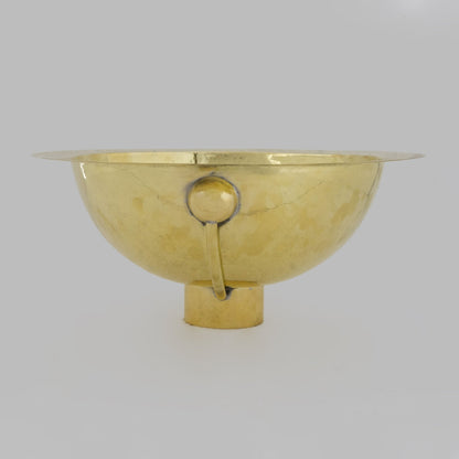 Solid Brass Hammered Sink, Bathroom Sink, Powder Room Sink, Handmade Undermount Sink