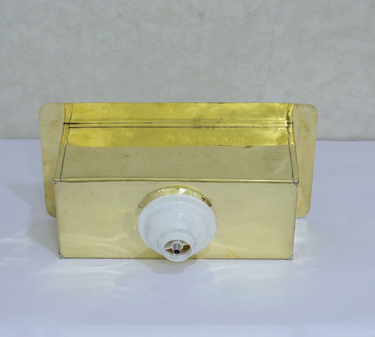 Solid Brass Undermount Sink | Compact Rectangular Small Kitchen Sink | With Strainer