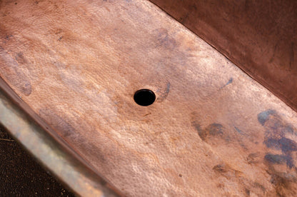 Solid Copper Bathtub | Vintage Freestanding Hammered Tub | Customized Tub
