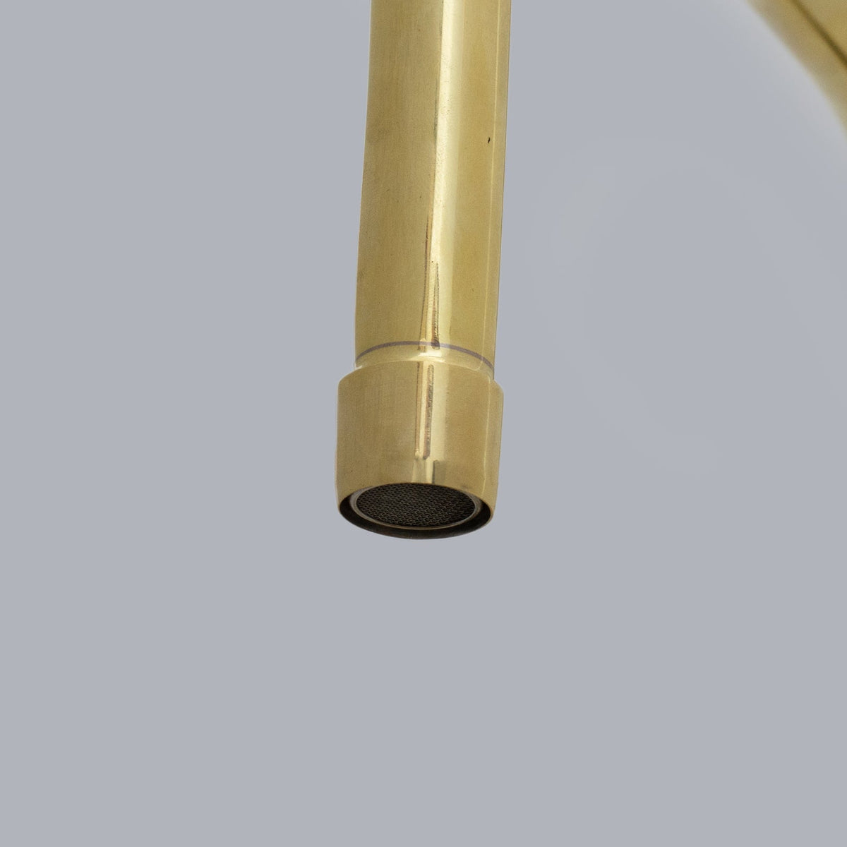 Traditional 8″ Brass Bridge Kitchen Faucet with Square Spout | Two Handles