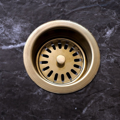Brass Disposer Flange with Removable Basket Strainer