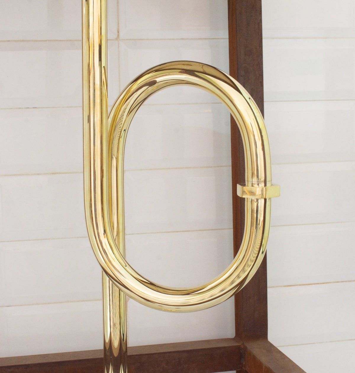 Unlacquered Brass Floor-Mounted S-Trap | Exposed Plumbing Kit