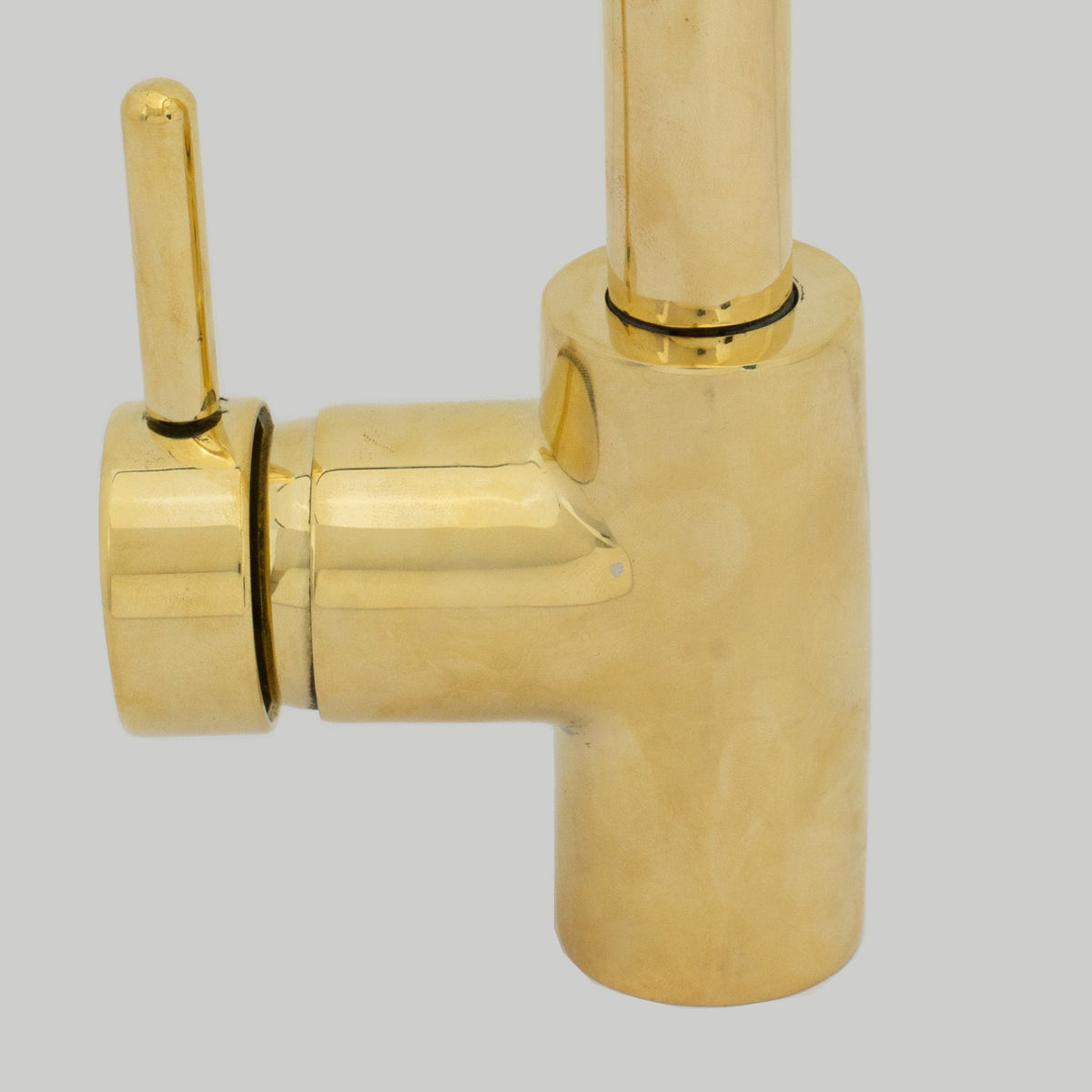 Unlacquered Brass Kitchen Faucet, Island Faucet, Antique Brass Sink Mixer Tap