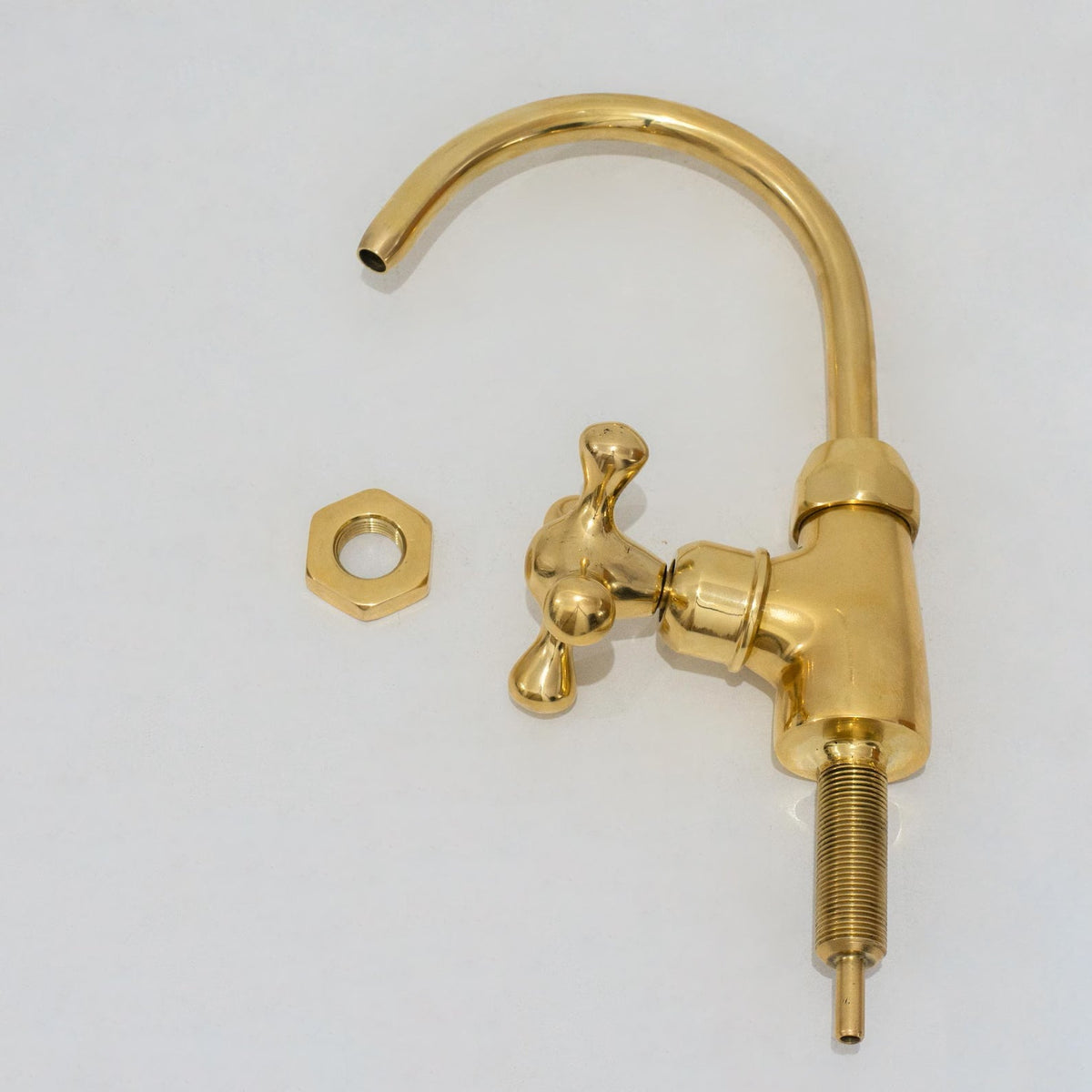 Unlacquered Brass Kitchen Water Dispenser, Cold Water Faucet, Water Filter Faucet, Small Sink Faucet