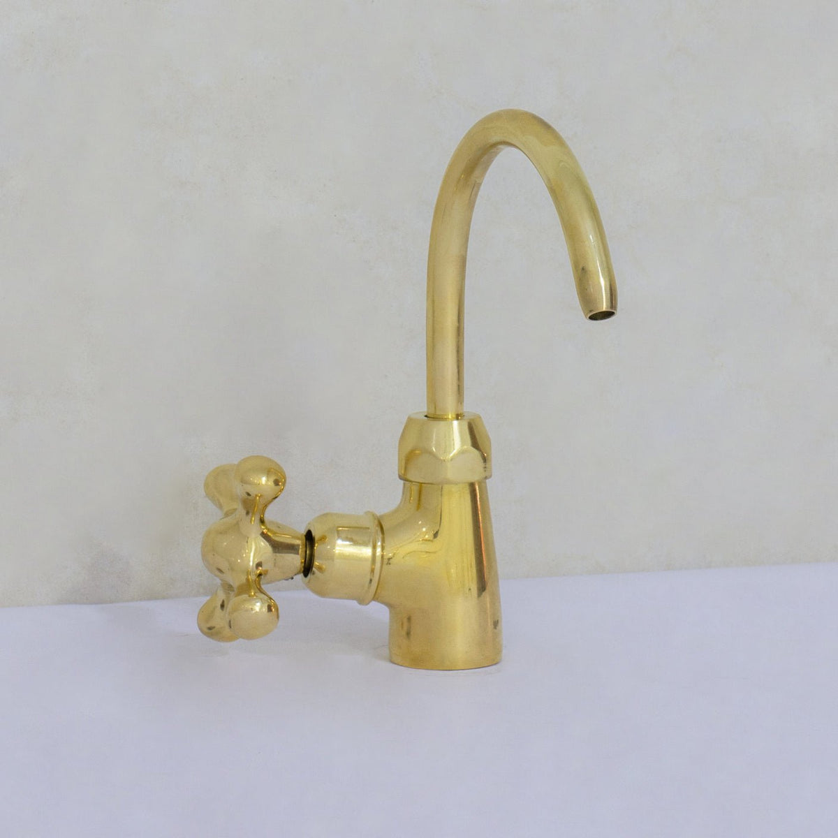 Unlacquered Brass Kitchen Water Dispenser, Cold Water Faucet, Water Filter Faucet, Small Sink Faucet