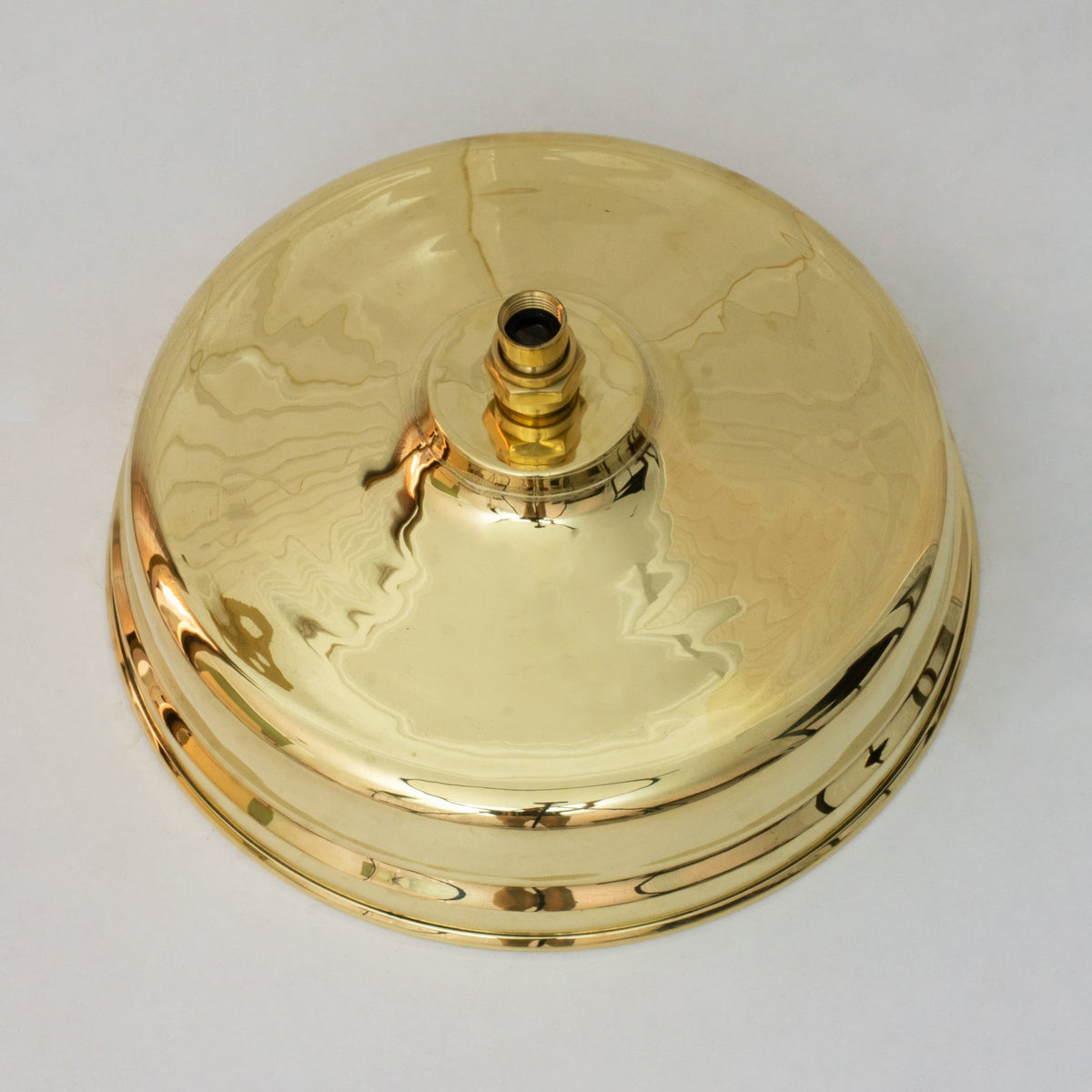 Unlacquered Brass Rain Shower Head | 12" Round