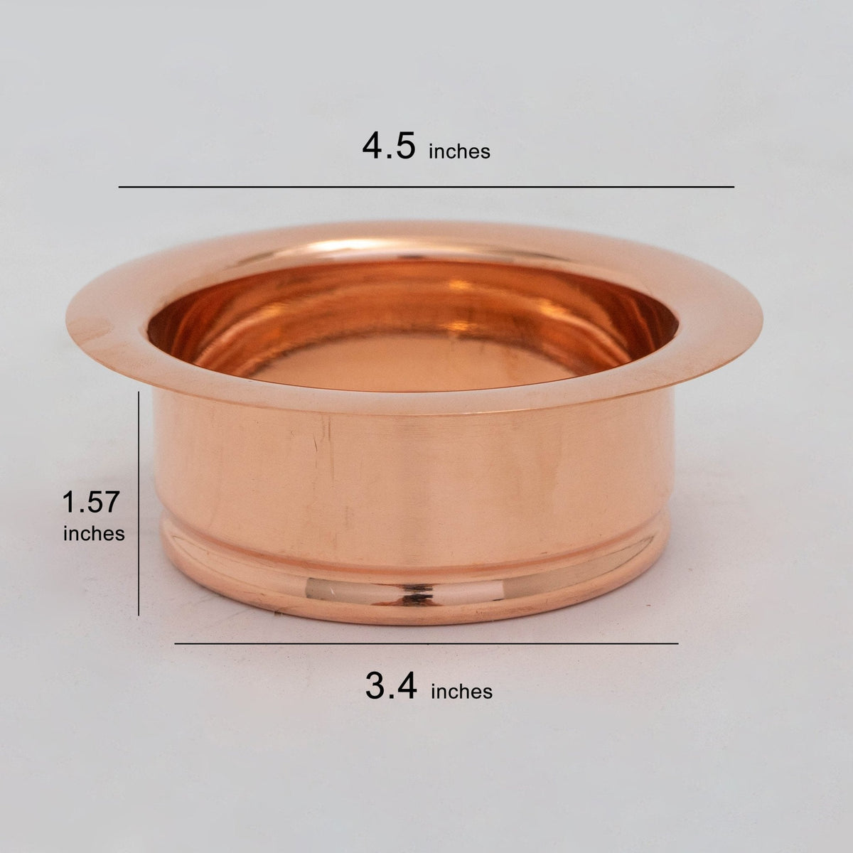 Unlacquered Solid Copper Garbage Disposal Flange