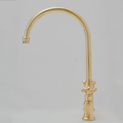 Verdeau - Unlacquered Bridge Kitchen Faucet