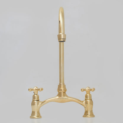 Verdeau - Unlacquered Bridge Kitchen Faucet