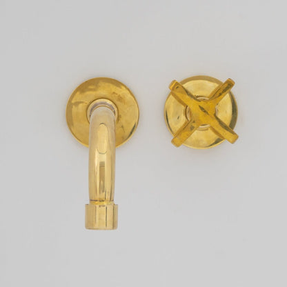 Wall Mount Cold Faucet, Unlacquered Brass Wall Mount Cold Water Tap