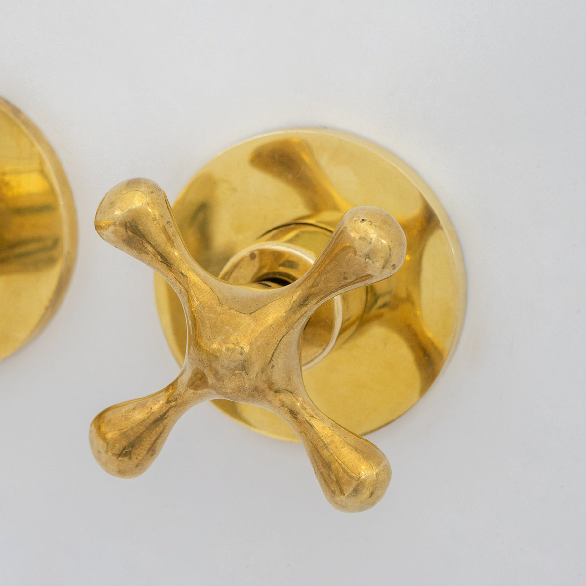 Wall Mount Cold Faucet, Unlacquered Brass Wall Mount Cold Water Tap