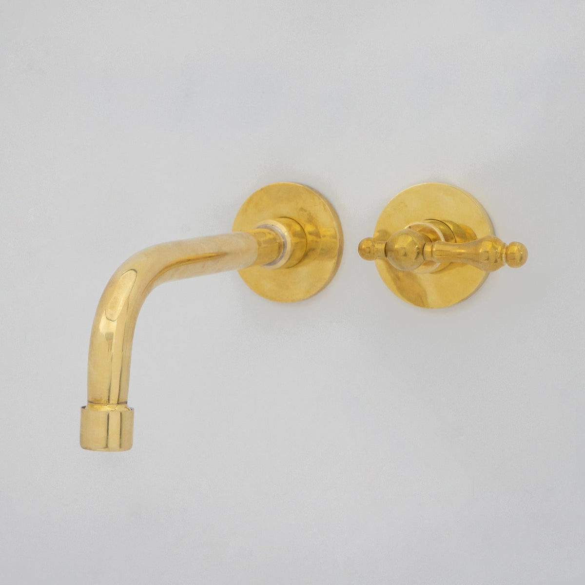 Wall Mount Cold Faucet, Unlacquered Brass Wall Mount Cold Water Tap