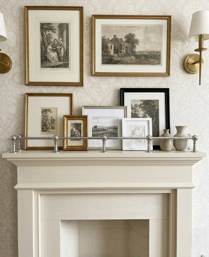Solid Brass Gallery Rail in Polished Chrome Finish